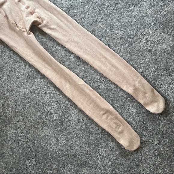 Romastory Women's light pink winter warm fleece lined tights leggings, Size S-M - Picture 9 of 12